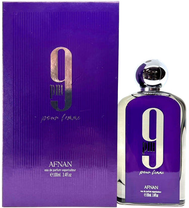 Afnan 9PM Femme Eau de Parfum for Women 3.4 oz (100ml) Spray – Seductive & Elegant Scent (Purple Edition)